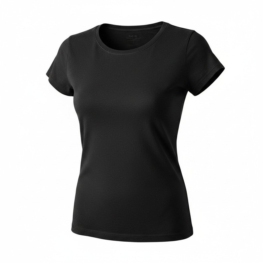 Banana Republic Womens Timeless Tshirt  Medium Black GUC Short Sleeve